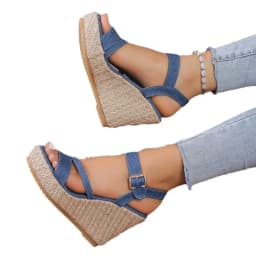 Espadrilles Wedges Woman Sandals Summer New in Ladies Comfort Casual Shoes Party Sandals Footwear Zapatillas Mujer Verano