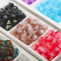 50pcs New Lily Of The Valley Colorful Bead Caps Glass Pendant Spacer Beads Jewelry Making Bracelet Earrings Beading Diy Material