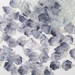 50pcs New Lily Of The Valley Colorful Bead Caps Glass Pendant Spacer Beads Jewelry Making Bracelet Earrings Beading Diy Material