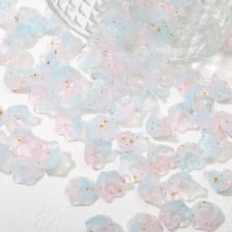 50pcs New Lily Of The Valley Colorful Bead Caps Glass Pendant Spacer Beads Jewelry Making Bracelet Earrings Beading Diy Material