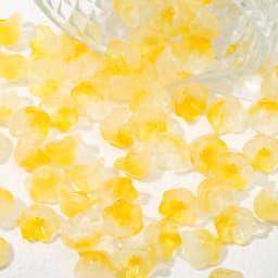 50pcs New Lily Of The Valley Colorful Bead Caps Glass Pendant Spacer Beads Jewelry Making Bracelet Earrings Beading Diy Material