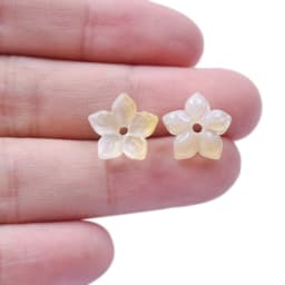 50pcs New Lily Of The Valley Colorful Bead Caps Glass Pendant Spacer Beads Jewelry Making Bracelet Earrings Beading Diy Material