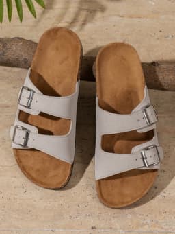 Men's Fashionable Slippers Waterproof Non-Slip Thick Sole Wear-Resistant Home Outdoor Slip-On Casual Sandals