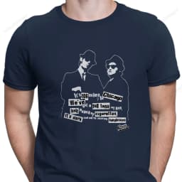 The Blues Brothers - We've got a full tank of gas Humor Graphic Funny T Shirt Street Casual Style Tee for Men and Women