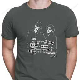 The Blues Brothers - We've got a full tank of gas Humor Graphic Funny T Shirt Street Casual Style Tee for Men and Women