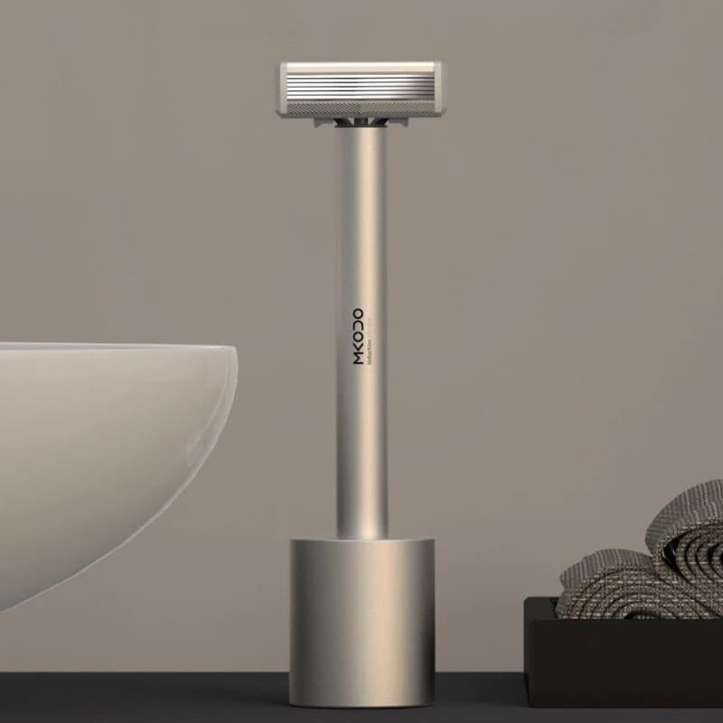 Automatic Integrated Men's Shaver Intelligent Shock Knife Inductive Shaving IPX7 Waterproof Safety Sharp Blade Washable