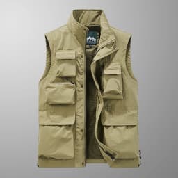 Male middle-aged casual multifunctional vest waterproof quick drying outdoor sports photography casual vest large size vest cros