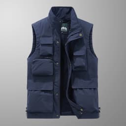Male middle-aged casual multifunctional vest waterproof quick drying outdoor sports photography casual vest large size vest cros