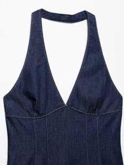 Nlzgmsj 2025 Summer Women's Denim Dresses Sleeveless Mini Dress Party Dresses Fashion Streetwear Dress ﻿