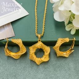 Italian Simple 18K Gold Plated Copper Pendent Earrings for Women Romantic Jewelry Daily Wear Party Wedding Anniversary Gifts