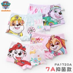 4PCS/SET Genuine Paw Patrol Girl's Underpants Skye Everest Marshall Rubble Cotton Brief Kids Short Pants Antibacterial Underwear
