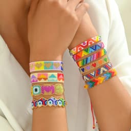ZHONGVI New Colorful MIYUKI Beads Bracelets For Women on Hand Luxury Wholesale Bangle Party Gift Handwork Jewelry