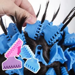 25pcs Multifunctional Hair Styling Claw Clips Set Hair Grips Fluffy Volumizing Curling Salon Rollers Hairdressing Accessories