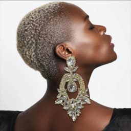 Statement Large Rhinestone Dangle Earrings Wedding for Women Prom Exaggerate Geometric Crystal Drop Earrings Jewelry Party