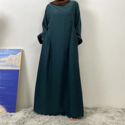 Middle East Dubai Fashion Muslim Breastfeeding Muslim Long-Sleeved Slim-Fit Dress Islamic Popular Women's Wear