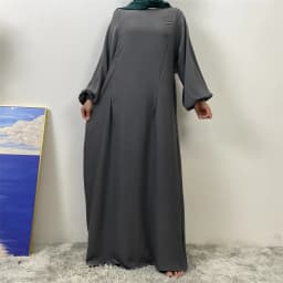 Middle East Dubai Fashion Muslim Breastfeeding Muslim Long-Sleeved Slim-Fit Dress Islamic Popular Women's Wear