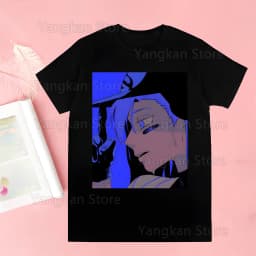Ado Tshirt Printed Unisex Short Sleeve T Shirt Cool Cartoon Casual T-shirt Streetwear Tops