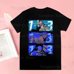 Ado Tshirt Printed Unisex Short Sleeve T Shirt Cool Cartoon Casual T-shirt Streetwear Tops