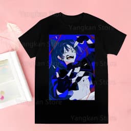 Ado Tshirt Printed Unisex Short Sleeve T Shirt Cool Cartoon Casual T-shirt Streetwear Tops