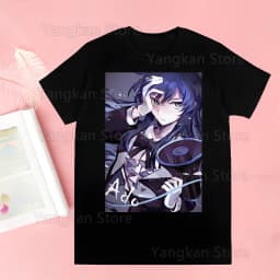 Ado Tshirt Printed Unisex Short Sleeve T Shirt Cool Cartoon Casual T-shirt Streetwear Tops