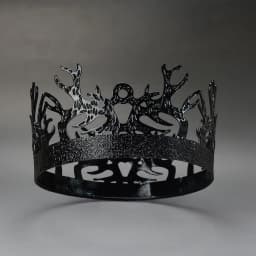 1pc Game of Thrones Joffrey Baratheon Black Crown Men's King Tiara for Pageants Cosplay Medieval Gothic Hair Accessories Themed