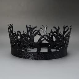 1pc Game of Thrones Joffrey Baratheon Black Crown Men's King Tiara for Pageants Cosplay Medieval Gothic Hair Accessories Themed