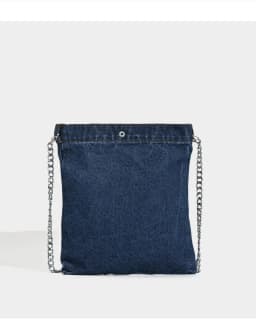 Embroidered Flowers Women Cowboy Shoulder Bag Fashion Chain Ladies Messenger Bags Denim Handbag Personality Trend Student Bag