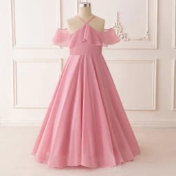Ruffle Girls Party Bridesmaid Strap Dress off Shoulder Long Wedding Princess Prom Dresses Kids Elegant Beach Birthday Evening