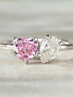 925 Sterling Silver Simplicity Classic Love Heart Water Drop Ring For Women Engagement Wedding Luxury High Quality Fine Jewelry