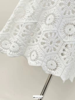 Crochet Maxi Dress for Women Sheer Cover Up Sleeveless Openwork Lace Cami Dress Summer Boho Chic Beach Outfit