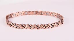 ARADOO Pure Copper Magnetic Bracelet for Women – 99.99% Natural Copper Therapy Jewelry Health & Wellness Gift Set