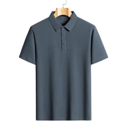 M-9XL Summer Polo Shirt Men New Breathable Mesh Ice Silk Quick-drying Short-sleeved T-shirt Elastic Sports Tops Men Clothing