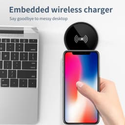Quick Wireless Desktop Embedded Charger For iPhone 17 16 15 14 13 12 Samsung Huawei Xiaomi Oppo Phone Fast Inductive Charging