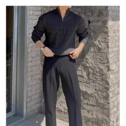 Replica Luxury Sweaters Men Sweater Jersey Korean Reviews Many Clothes Knitwear Cardigan Autumn Men's Clothing Mens Coat Hırka