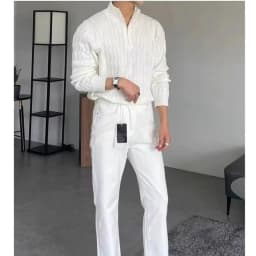 Replica Luxury Sweaters Men Sweater Jersey Korean Reviews Many Clothes Knitwear Cardigan Autumn Men's Clothing Mens Coat Hırka