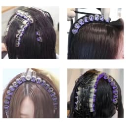 24Pcs/Set Hair Root Perm Rods Bars Curlers with Clips Comb Rubber Bands Salon Hook Loop Hair Rollers Set Hair Styling Perm Tools