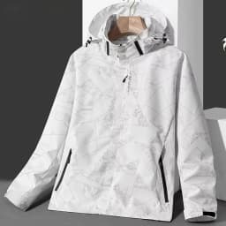 Mens Korean Fashion Waterproof Jackets for Women Sports Reflective Sun Protection Clothing Outdoor Hunting Trekking Windbreakers