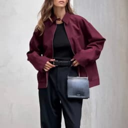 MUJER 2025 Balloon Skirt Sets for Women 2 Pieces Mini Skirt Women's Suits Two Pieces Set Long Sleeve Zipper Jacket Woman Outfit