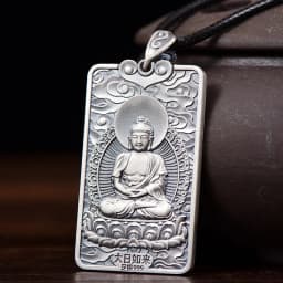Vintage 12 Zodiac Horse Dragon Snake Pendant For Men Jewelry Blessing Tathagata Avalokitesvara Buddha Necklace Women Accessories