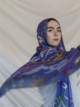1Pcs Fashion Watercolor Print Hijab Islam Ramadan Women Bohemian Soft Muslim Hijabs Foulard Femme Shawl Wrap Scarf Headscarf