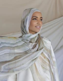1Pcs Fashion Watercolor Print Hijab Islam Ramadan Women Bohemian Soft Muslim Hijabs Foulard Femme Shawl Wrap Scarf Headscarf