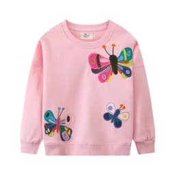 Jumping Meters 2-7T Rainbow Girls Sweatshirts Bunny Embroidery Long Sleeve Baby Hooded Sport Shirts Autumn Spring Clothes