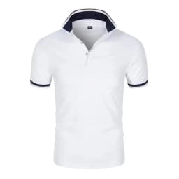 Summer Men Polo Men Shirt Short Sleeve Polo Shirt Contrast Color Polo New Clothing Streetwear Casual Fashion Men Collar Tops