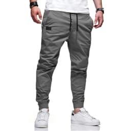 New Men's Casual Sports Pants Sweatpants Male Jogger Cargo Harem Pencil Pants Trousers Multi-pocket Sweatwear
