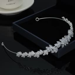 Luxury Bridal Headband For Wedding Headpiece Cubic Zirconia CZ Tiaras Crowns For Women Diadem Party Headdress Bride Hair Jewelry