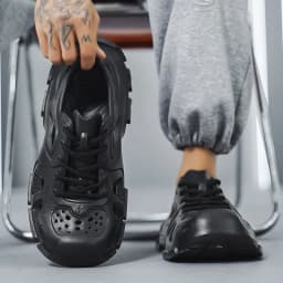 2025 New Trendy Men's Sandals Outdoor Wear Thickened Anti-slip Wear-resistant Fashion EVA Moulded Couples Clog Shoes Wholesale