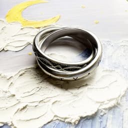 Infinity of Love Ring Knot Fine Jewerly For Women Men Winter Brand New Vintage Gift In 925 Sterling Silver