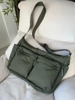 Solid Color Nylon Women's Travel Messenger Bags Casual Sport Ladies Shoulder Bag Large Capacity Female Pocket Handbags Purse