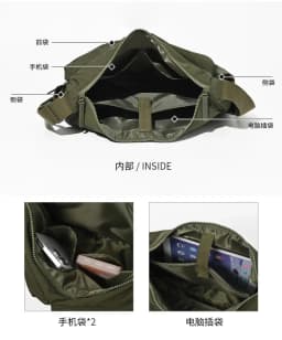 Solid Color Nylon Women's Travel Messenger Bags Casual Sport Ladies Shoulder Bag Large Capacity Female Pocket Handbags Purse