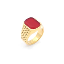 R3259 Men's High Quality 316L Stainless Steel Multi-color Gemstone Style Rings